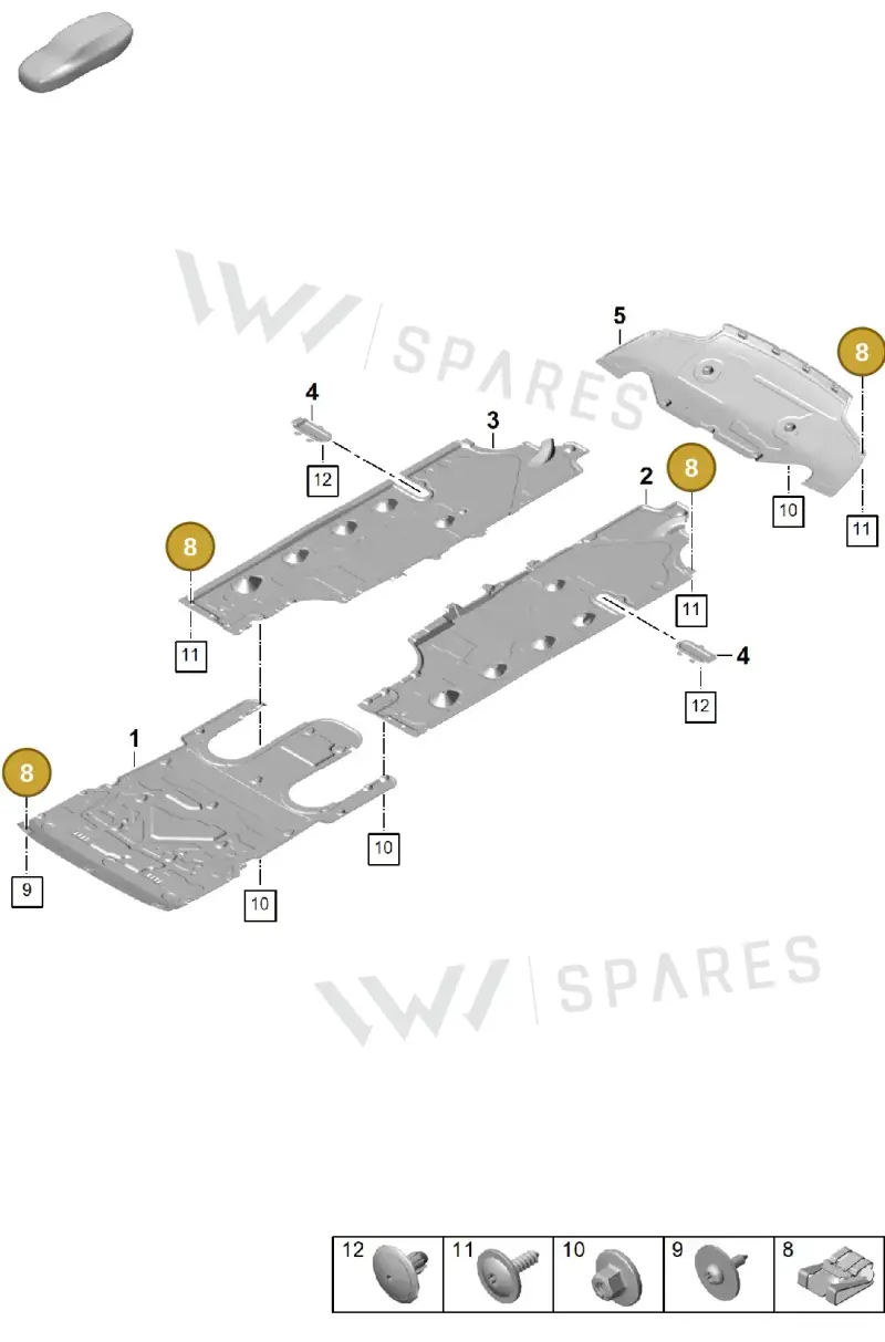 N91242501 — Porsche Panamera (2023-) diagram p62801700, position 8