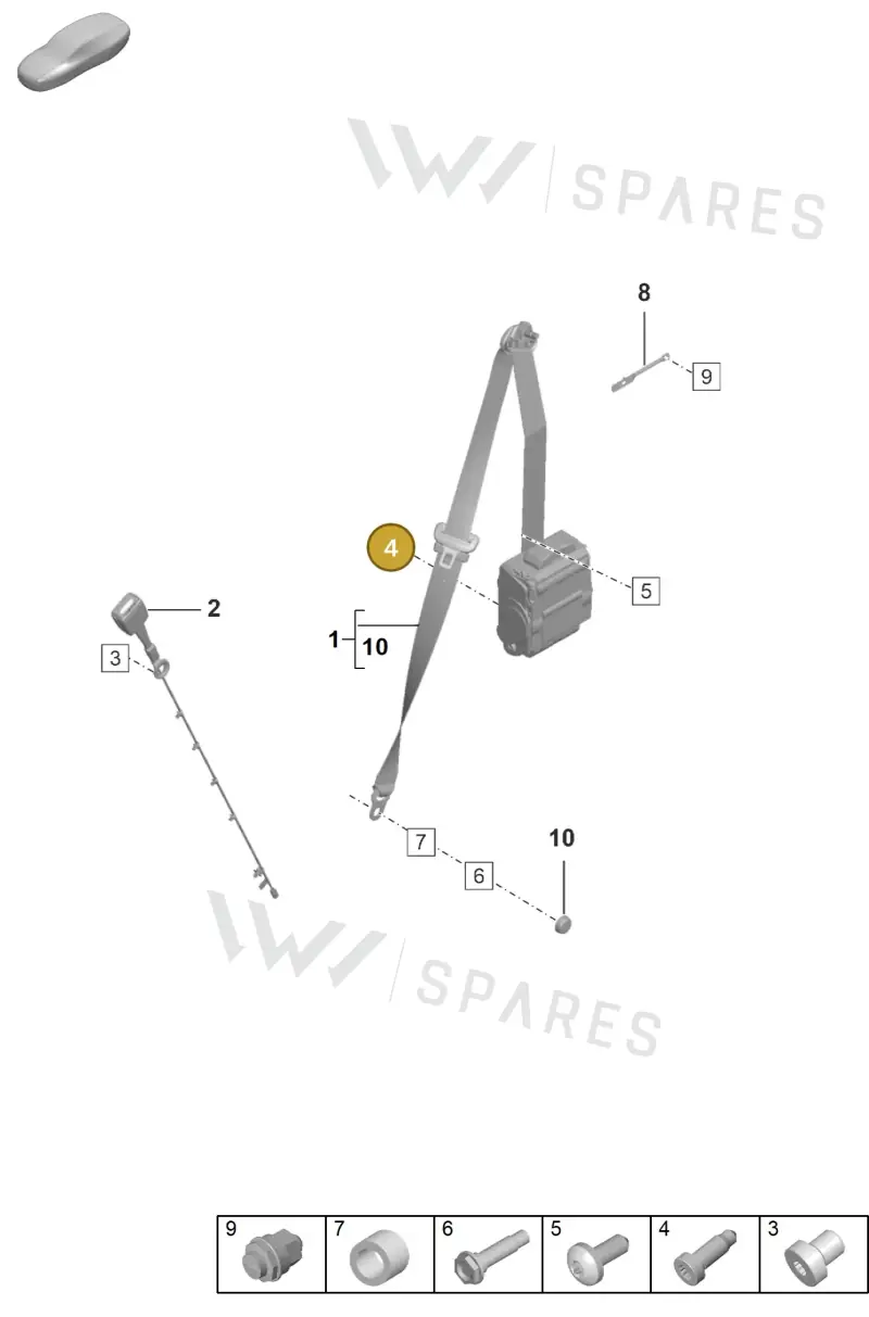 N98926102 — Porsche GT3 RS (2021-) diagram p59812000, position 4