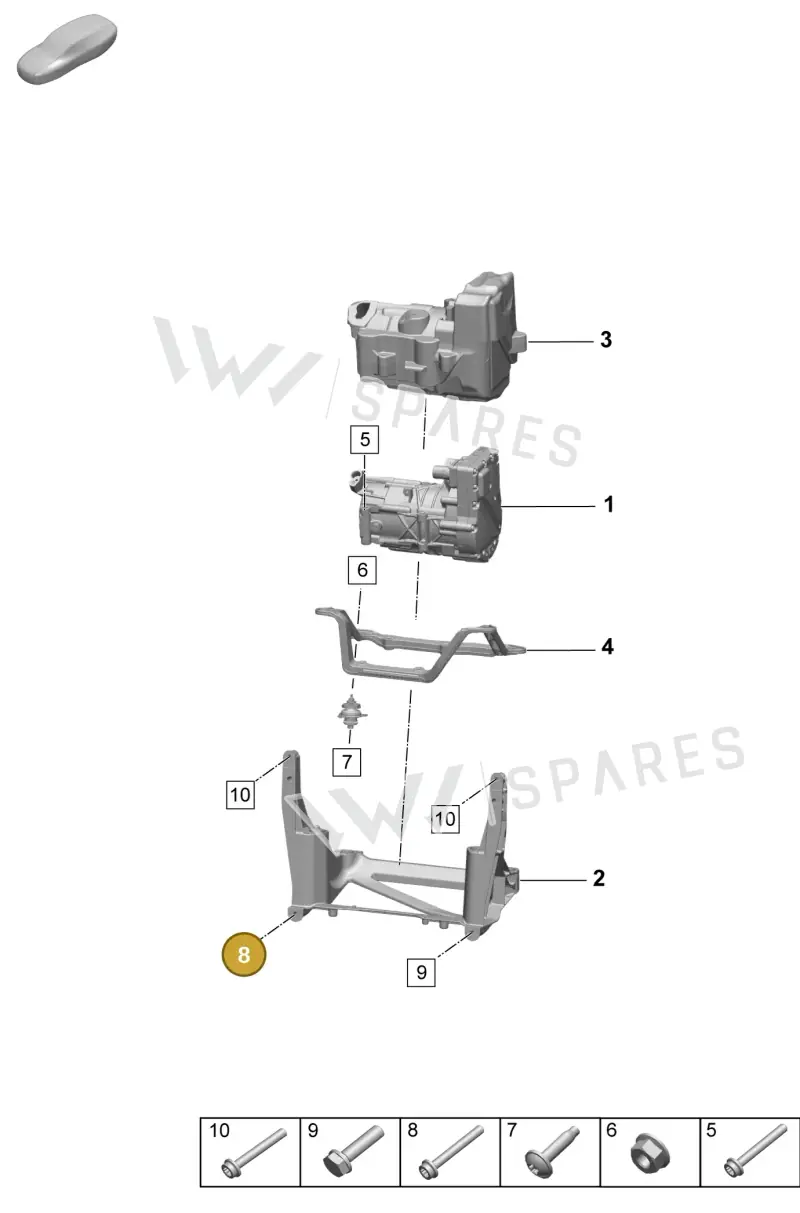 PAA912726 — Porsche Macan (2024-2024) diagram p61814200, position 8