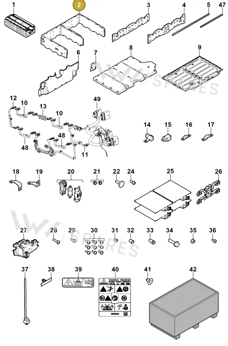PAA915227A — Porsche Cayenne (2010-2018) diagram p35901040, position 2