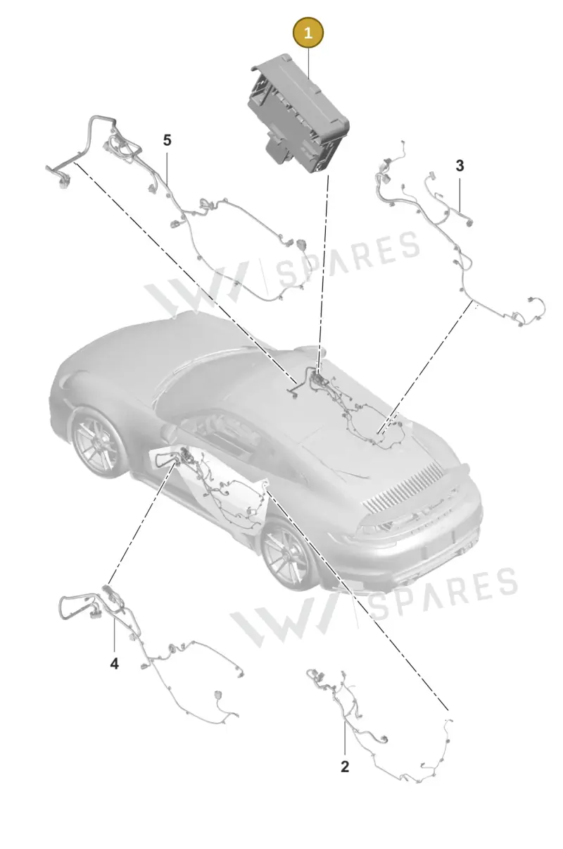 PAA959792 — Porsche 911 (2020-2022) diagram p57902150, position 1