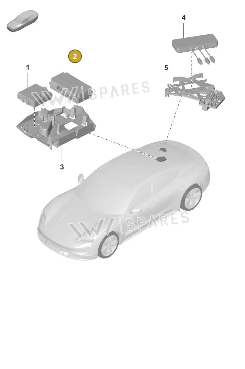 PAB035284F — Porsche Taycan Sport Turismo (2019-2024) diagram p56901035, position 2