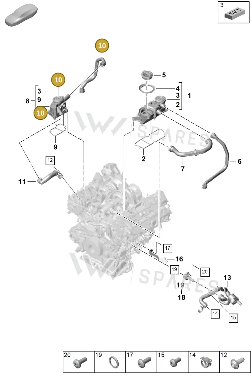 PAB103283 — Porsche Panamera (2020-2023) diagram p58106100, position 10