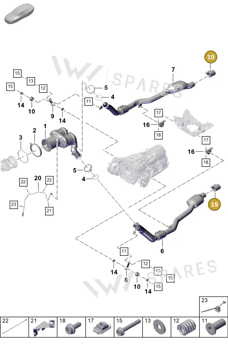 PAB111220A — Porsche Cayenne Coupe (2023-2023) diagram p60202220, position 19
