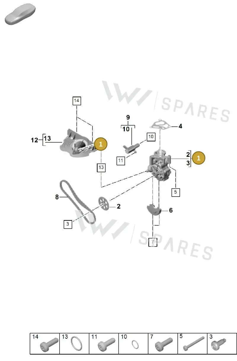 PAB11510300 — Porsche Cayenne Coupe (2023-2023) diagram p60104020, position 1