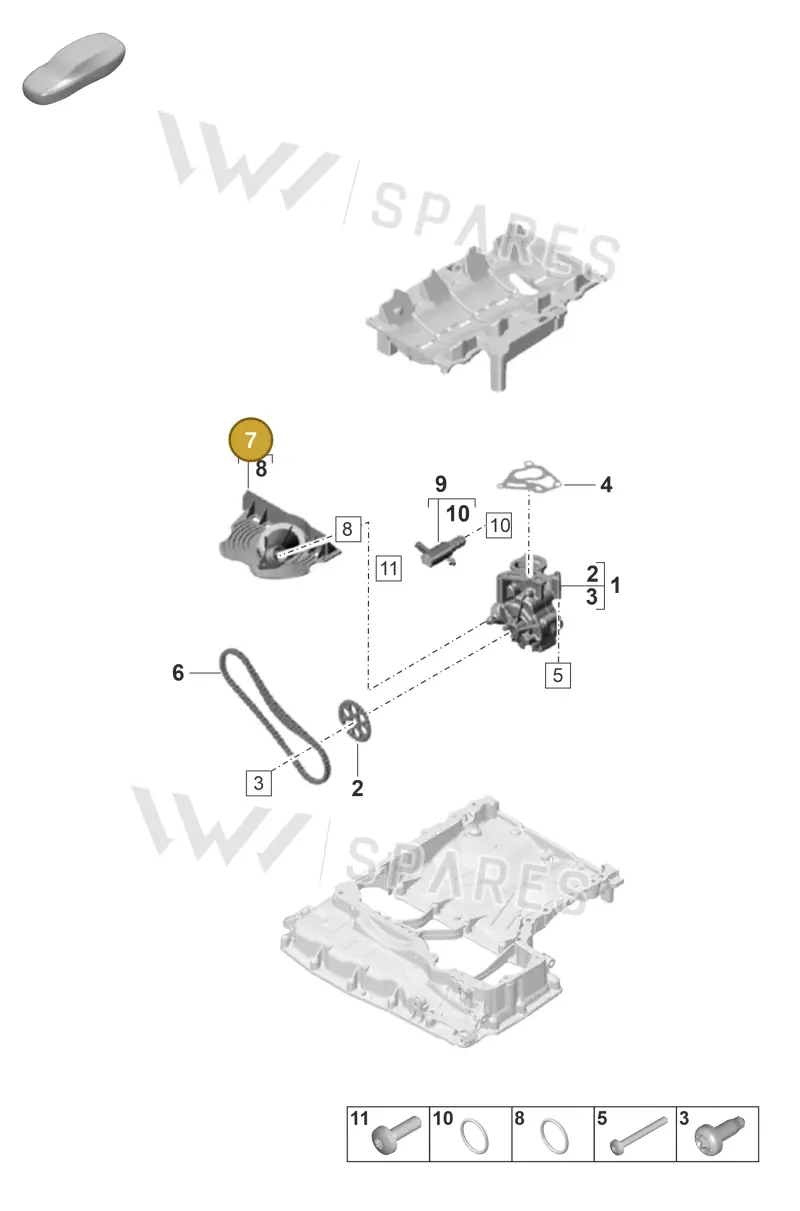 PAB115155B — Porsche Panamera (2023-2025) diagram p58104010, position 7