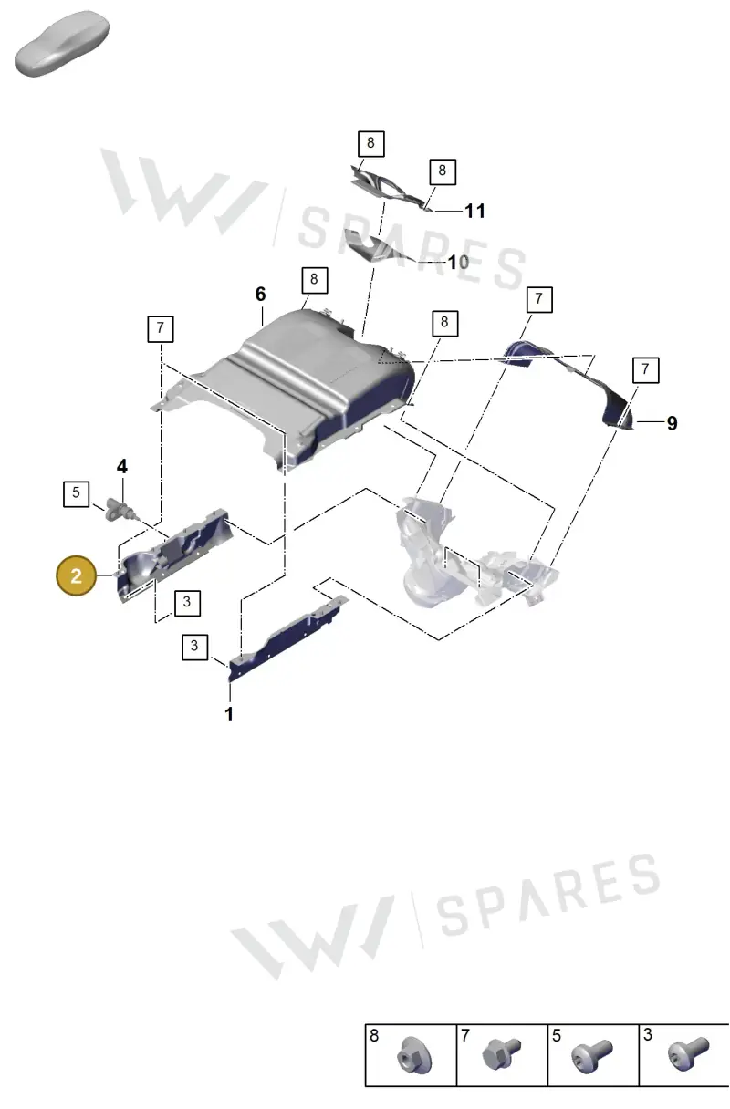 PAB119364B — Porsche Panamera (2023-2025) diagram p62202400, position 2