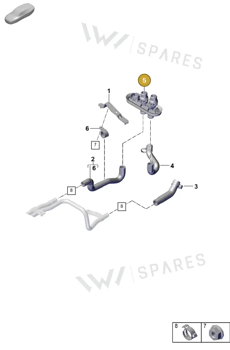 PAB12129100 — Porsche Cayenne Coupe (2023-2023) diagram p60815510, position 5