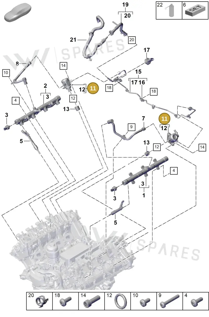PAB127026A — Porsche Panamera (2023-2025) diagram p62107000, position 11