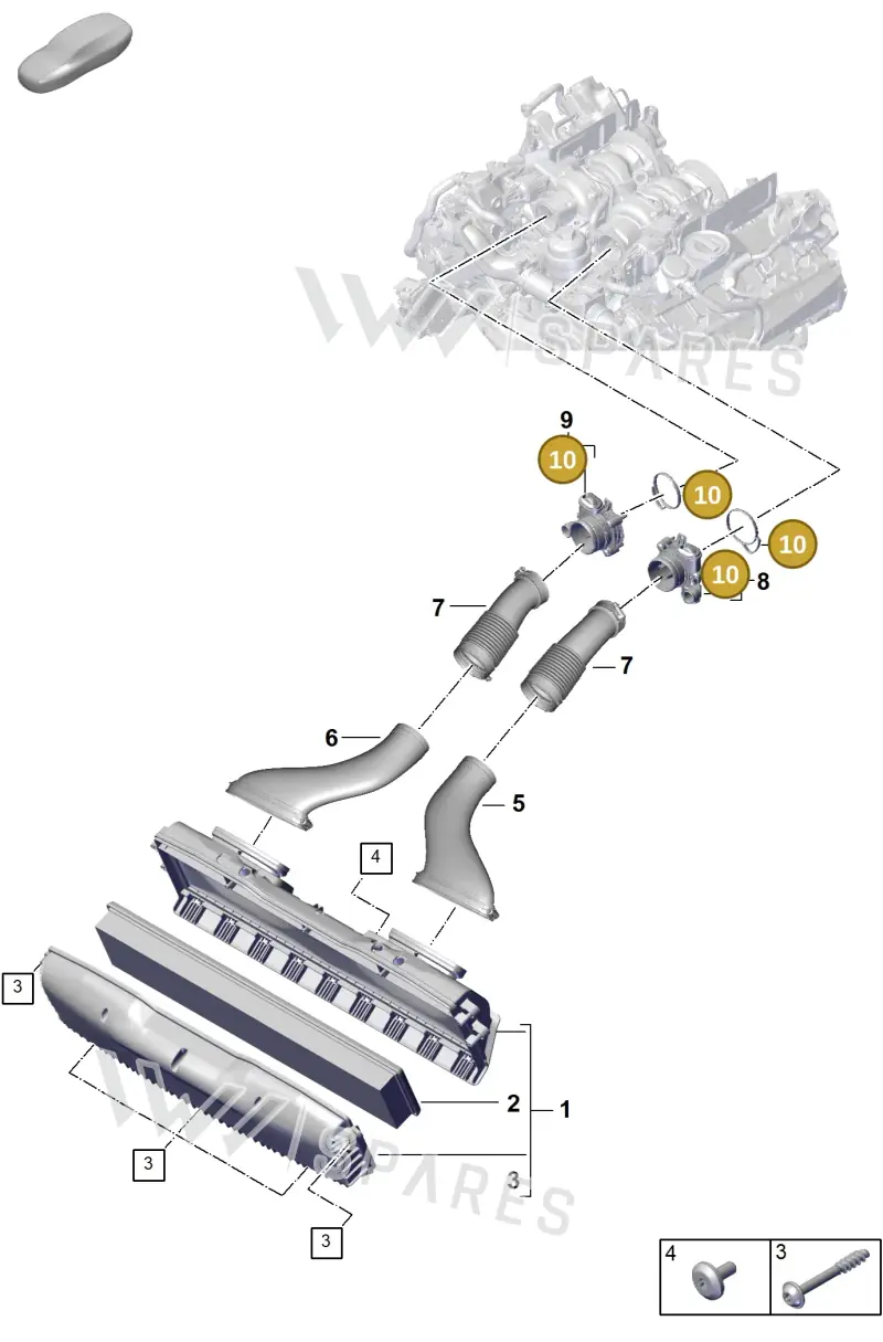 PAB129056 — Porsche Panamera (2023-2025) diagram p62106000, position 10