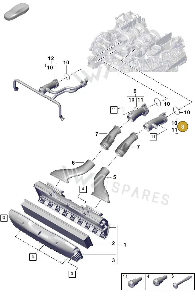PAB129665B — Porsche Panamera (2023-2025) diagram p62106010, position 8