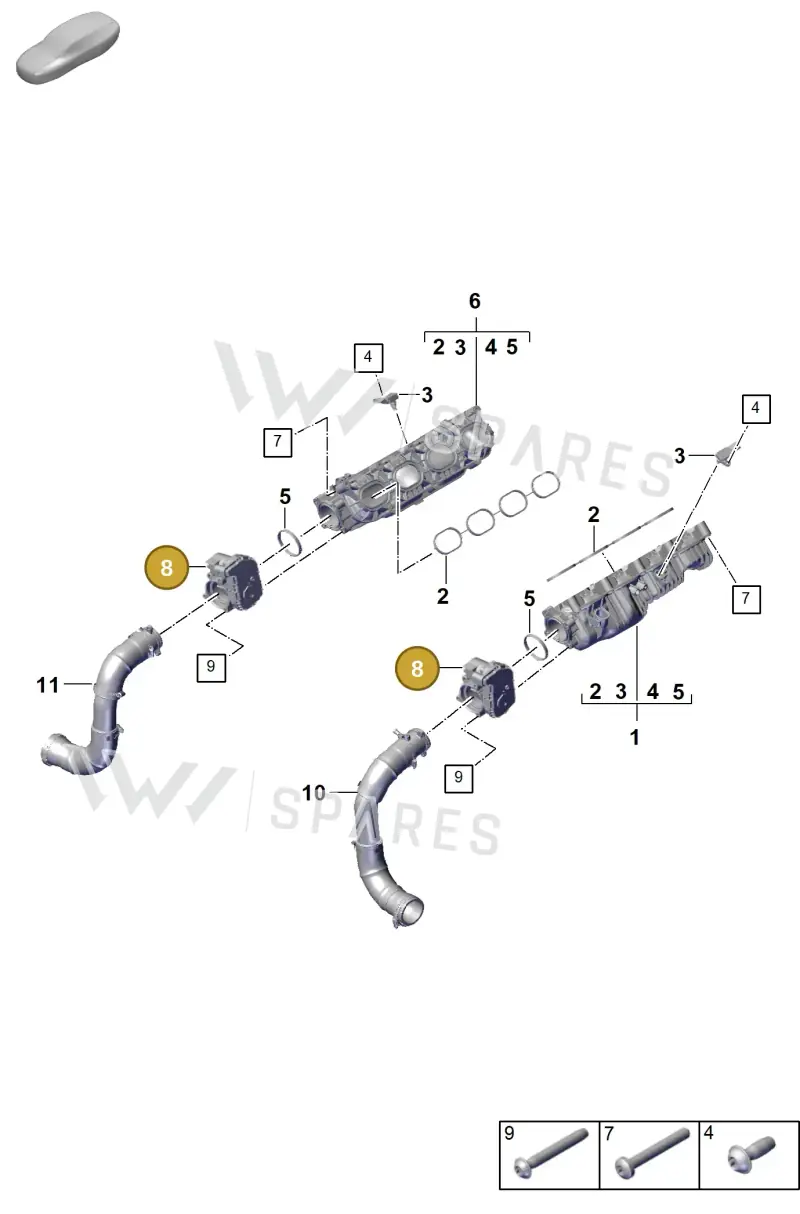 PAB133062 — Porsche Panamera (2023-2025) diagram p62107100, position 8