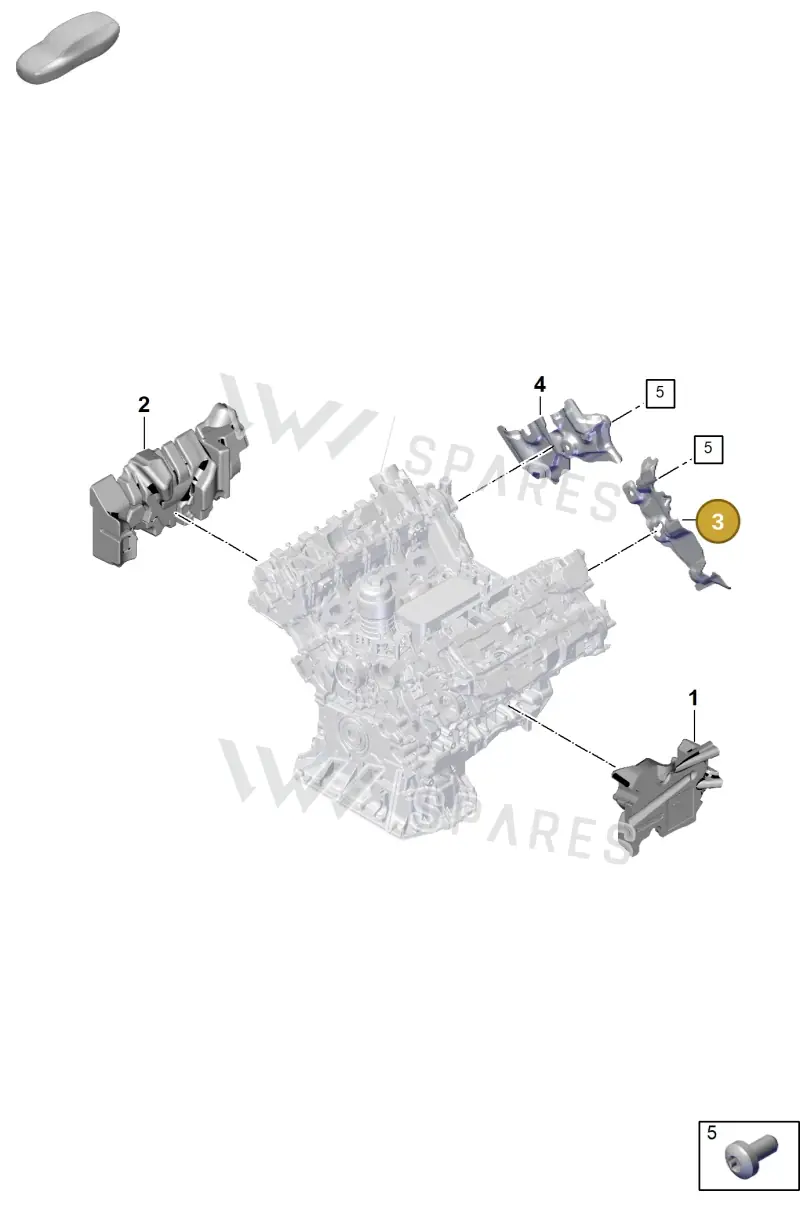 PAB133833A — Porsche Cayenne Coupe (2023-2023) diagram p60101150, position 3