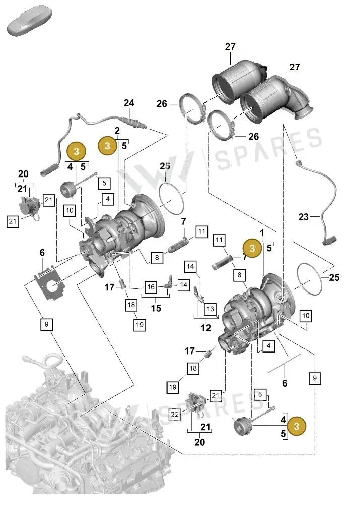 PAB14546200 — Porsche Panamera (2023-2025) diagram p58202010, position 3