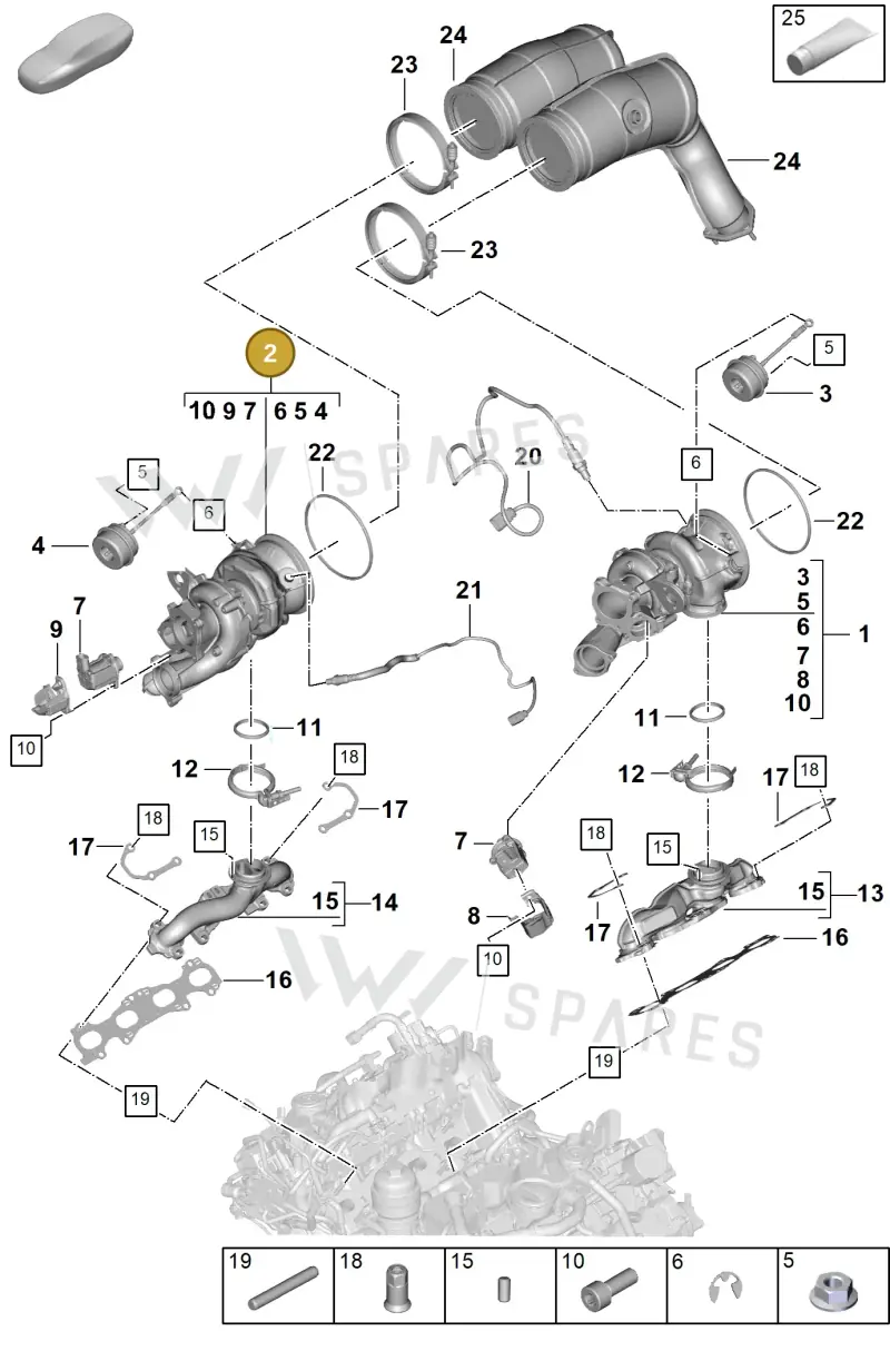 PAB145702D — Porsche Cayenne Coupe (2023-2023) diagram p60202020, position 2