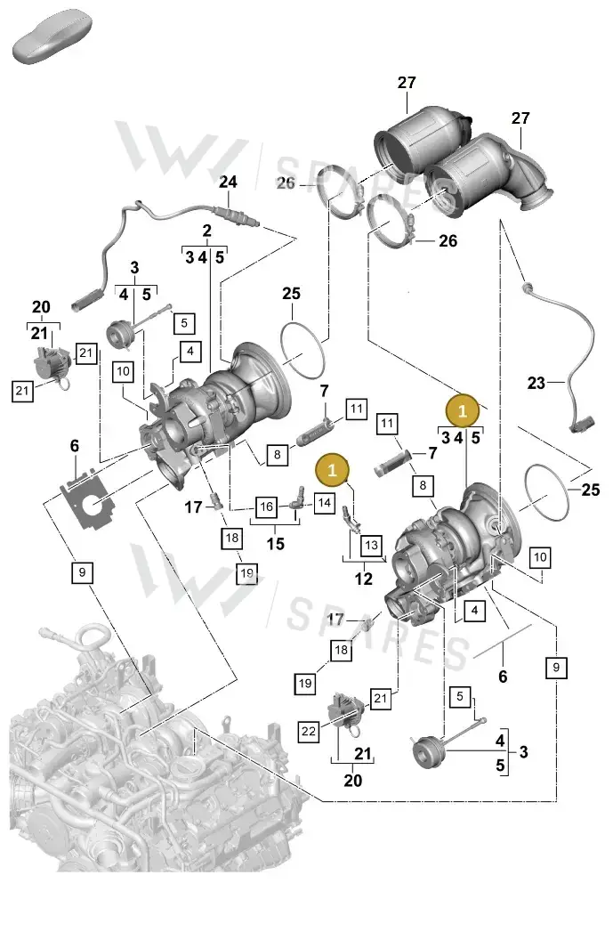 PAB145703C — Porsche Panamera (2023-2025) diagram p58202010, position 1