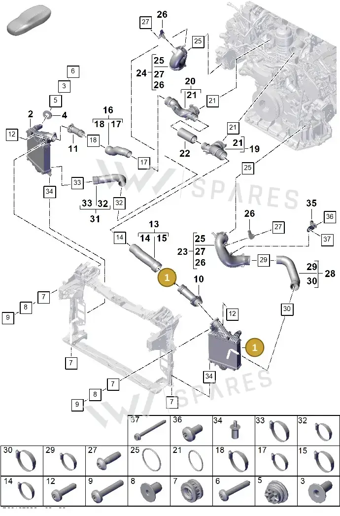 PAB145803E — Porsche Cayenne Coupe (2023-2023) diagram p60107220, position 1