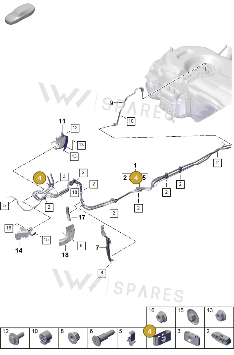 PAB201449A — Porsche Cayenne Coupe (2023-2023) diagram p60201100, position 4