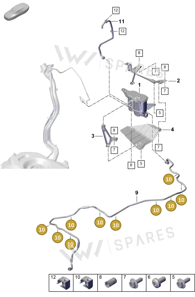 PAB201449C — Porsche Cayenne Coupe (2023-2023) diagram p60201200, position 10