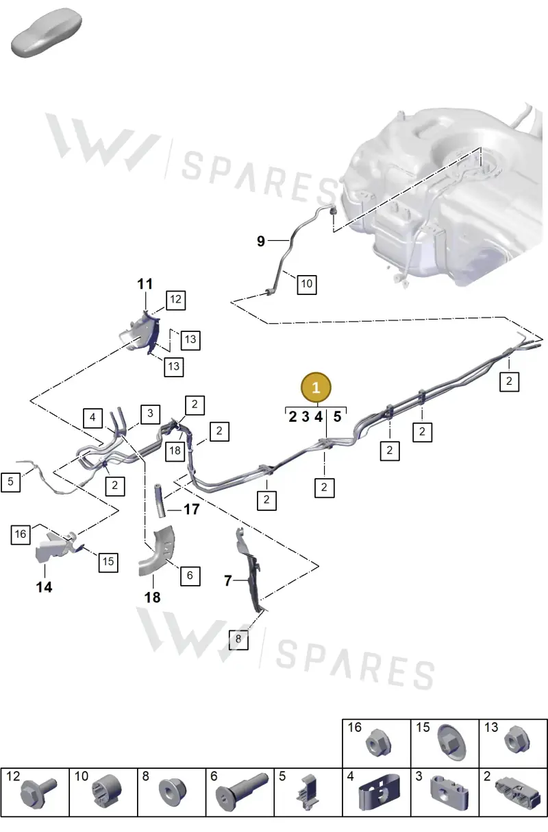 PAB201544B — Porsche Cayenne Coupe (2023-2023) diagram p60201100, position 1