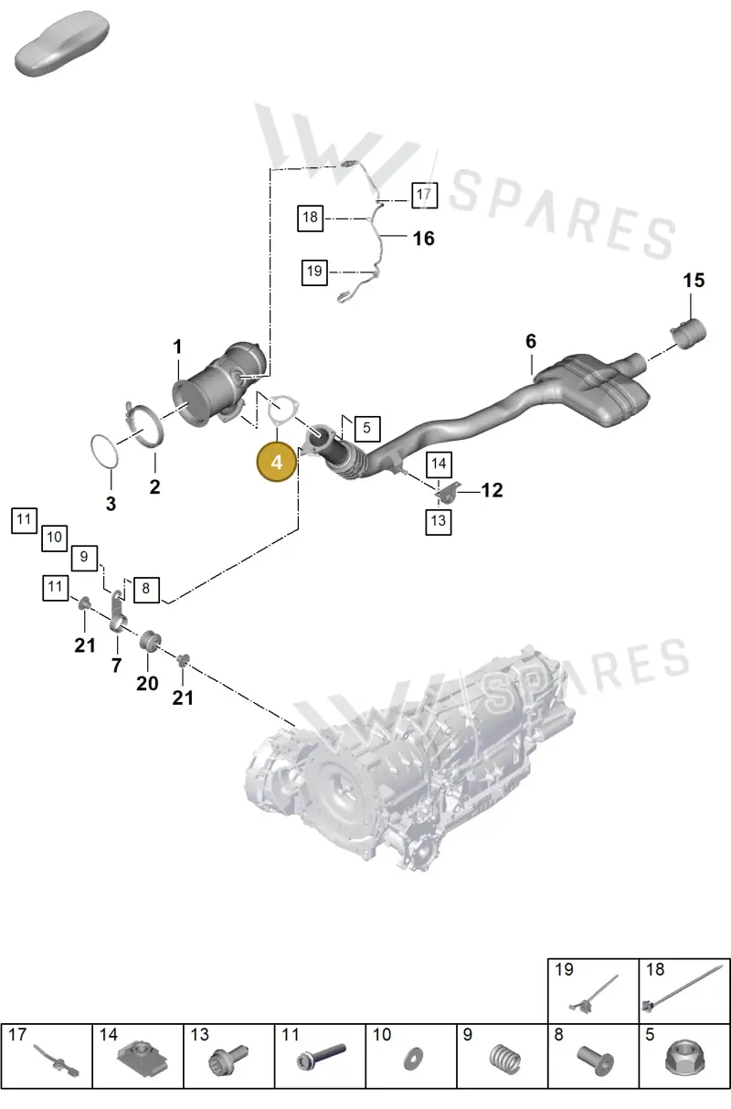 PAB25311520 — Porsche Cayenne Coupe (2023-2023) diagram p60202210, position 4