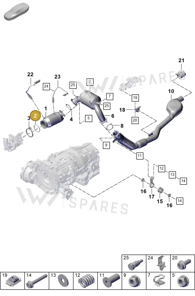 PAB253115C — Porsche Cayenne Coupe (2023-2023) diagram p60202200, position 2