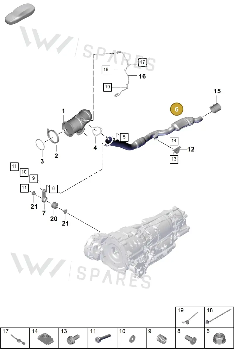 PAB253300 — Porsche Cayenne Coupe (2023-2023) diagram p60202230, position 6