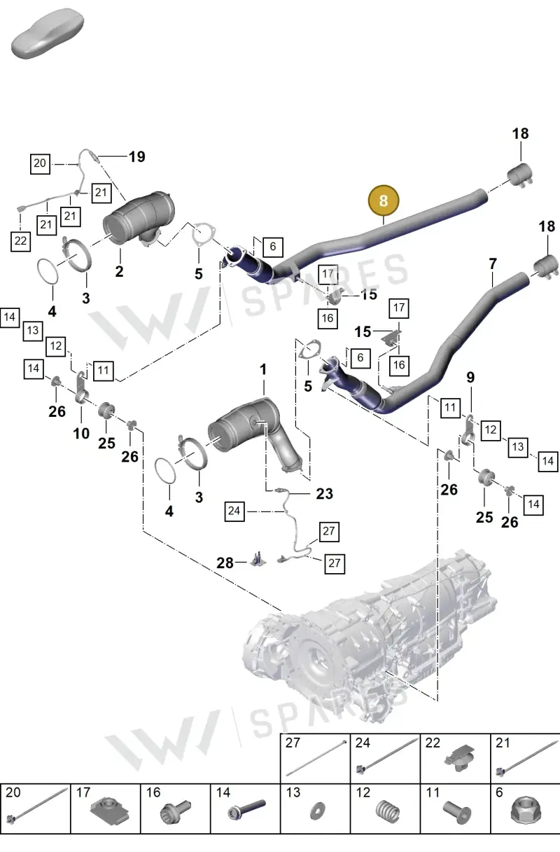 PAB253350D — Porsche Cayenne Coupe (2023-2023) diagram p60202250, position 8