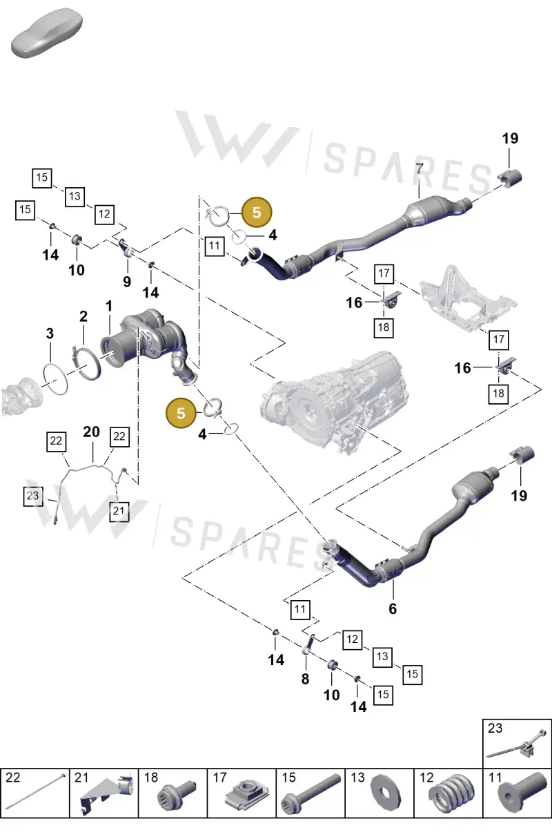 PAB253725A — Porsche Cayenne Coupe (2023-2023) diagram p60202220, position 5