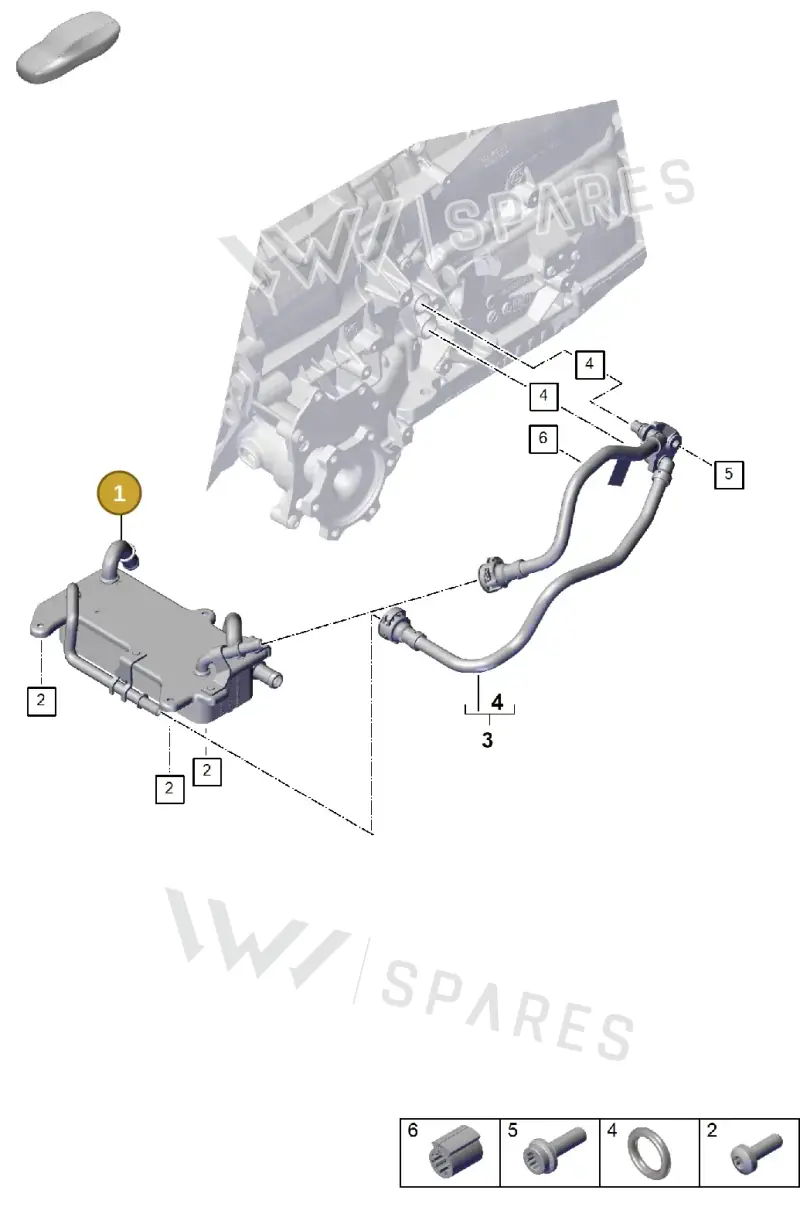 PAB31702100 — Porsche Cayenne Coupe (2023-2023) diagram p60360010, position 1
