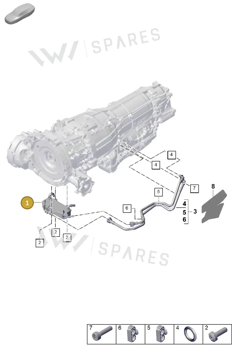 PAB317021 — Porsche Cayenne Coupe (2023-2023) diagram p60360000, position 1