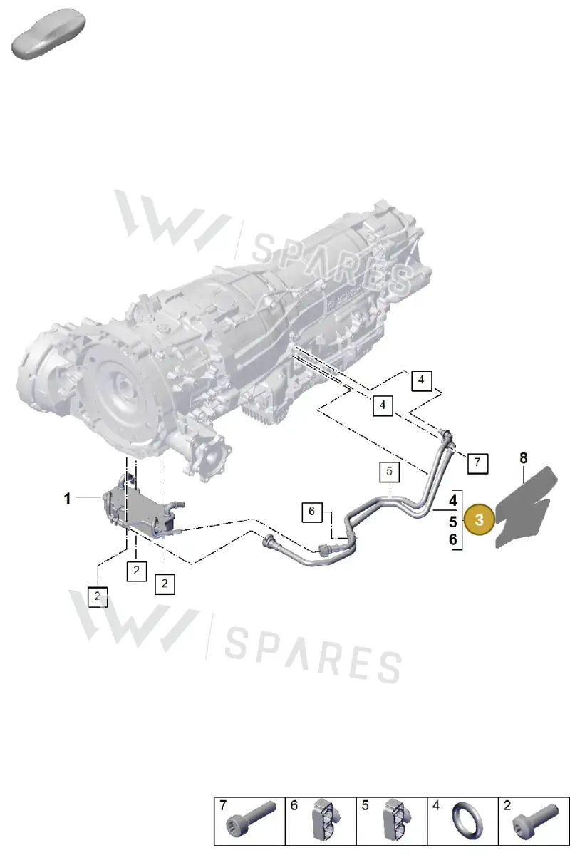 PAB317801B — Porsche Cayenne Coupe (2023-2023) diagram p60360000, position 3