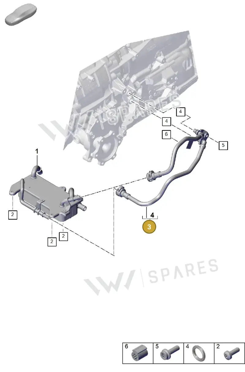 PAB317801C — Porsche Cayenne Coupe (2023-2023) diagram p60360010, position 3