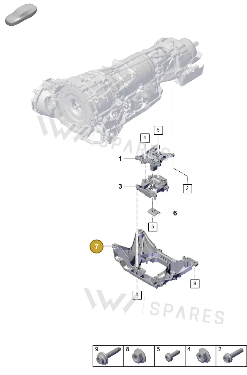 PAB399262 — Porsche Cayenne Coupe (2023-2023) diagram p60306000, position 7