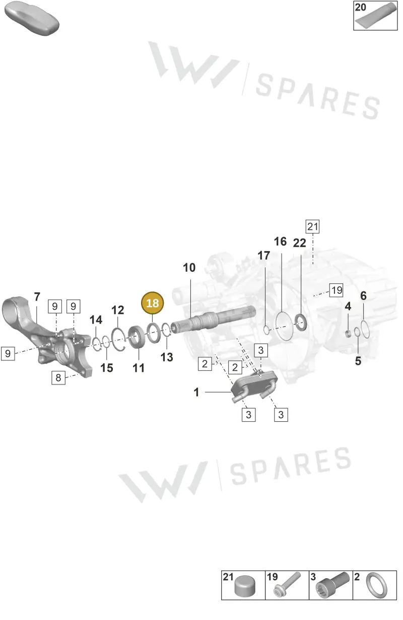 PAB409189A — Porsche Taycan Sport Turismo (2019-2024) diagram p56355100, position 18