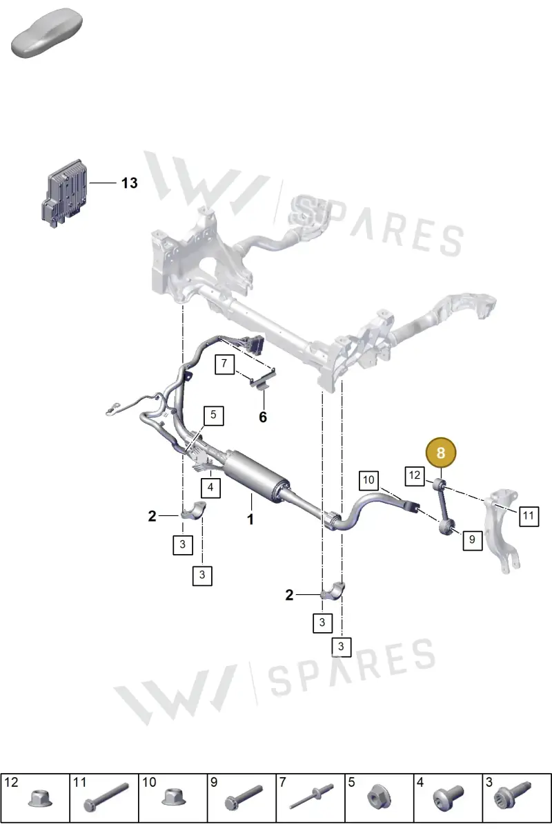 PAB411317 — Porsche Cayenne Coupe (2023-2023) diagram p60402100, position 8