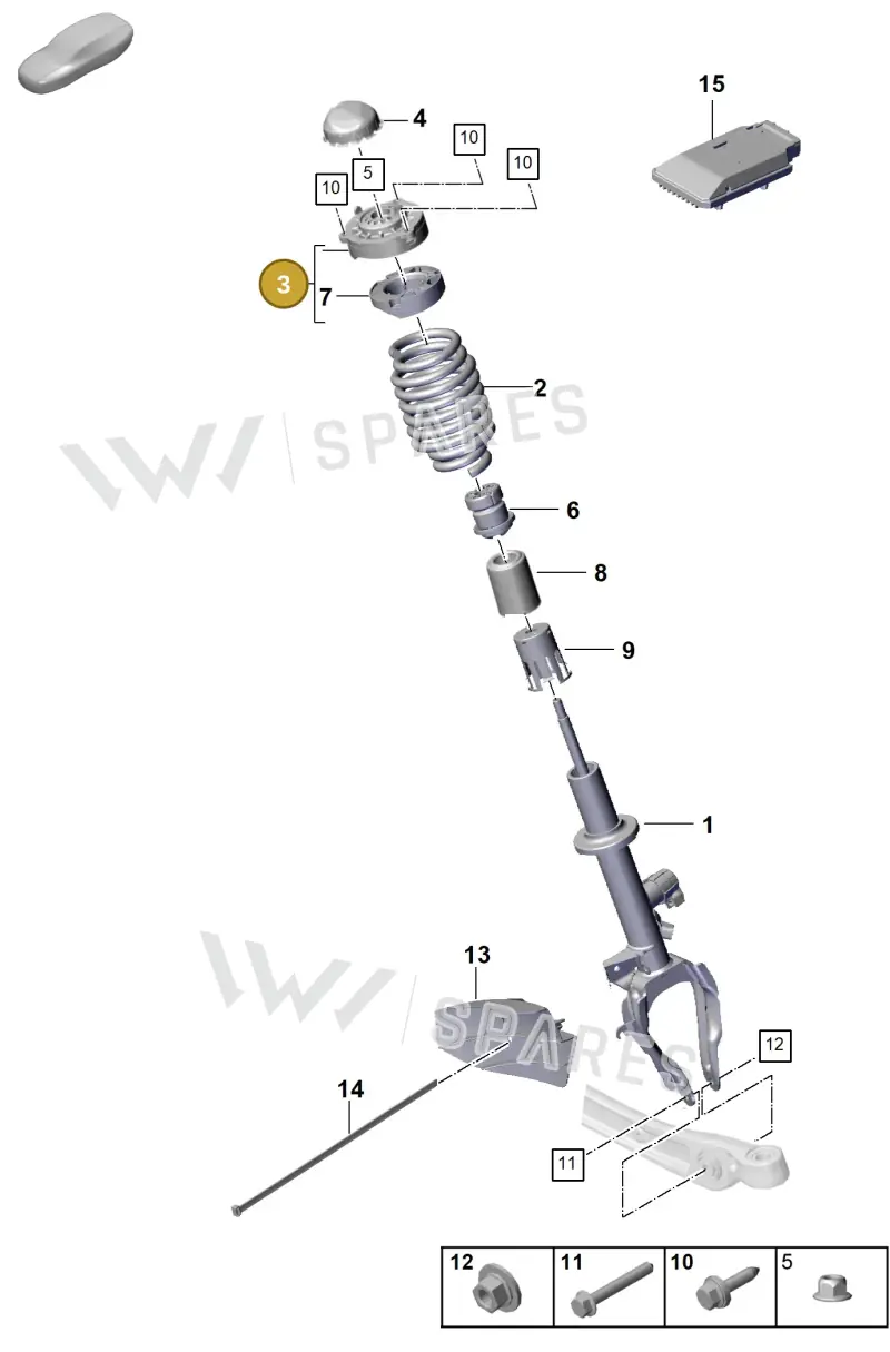 PAB412377 — Porsche Cayenne Coupe (2023-2023) diagram p60402050, position 3