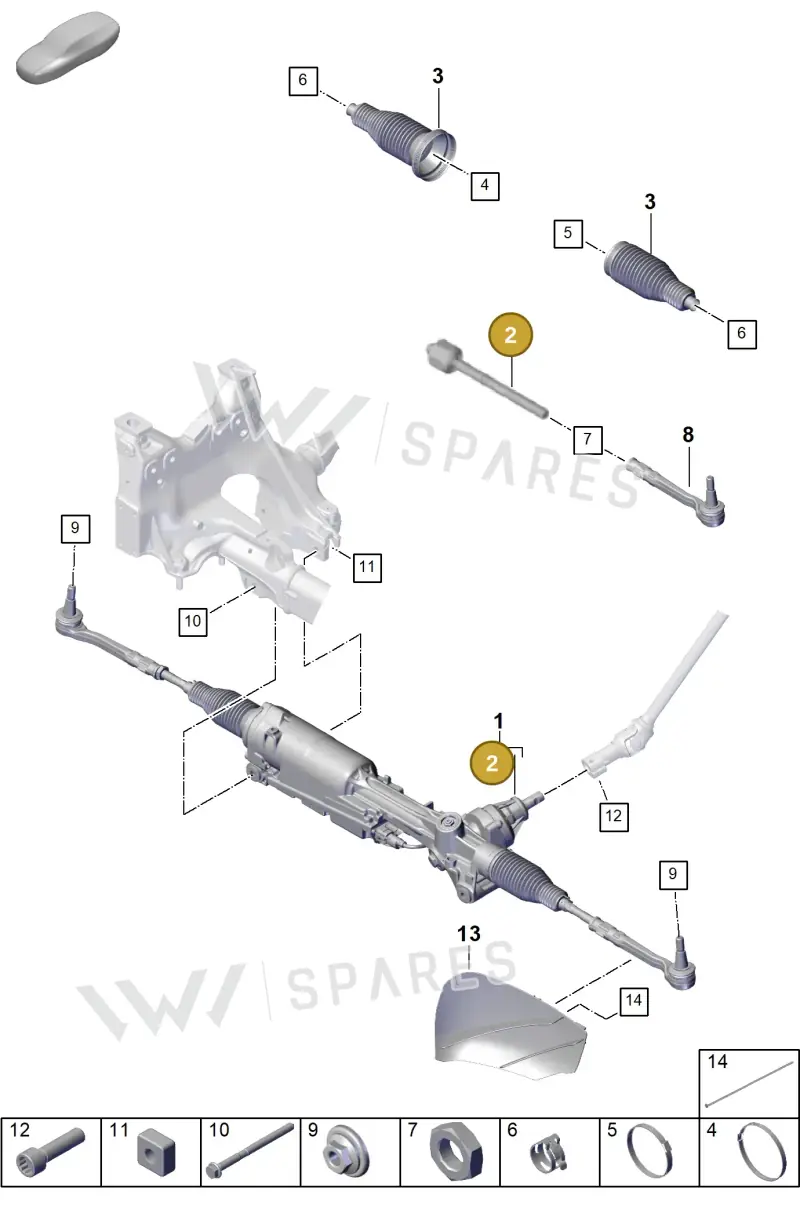 PAB423810A — Porsche Cayenne Coupe (2023-2023) diagram p60403000, position 2