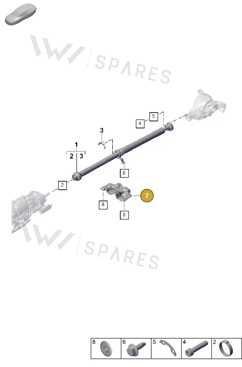 PAB521443 — Porsche Cayenne Coupe (2023-2023) diagram p60304200, position 7