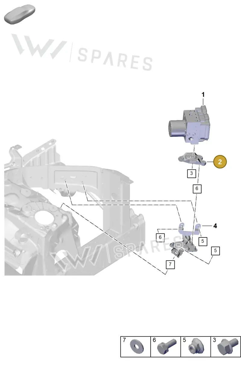 PAB614235 — Porsche Cayenne Coupe (2023-2023) diagram p60605000, position 2