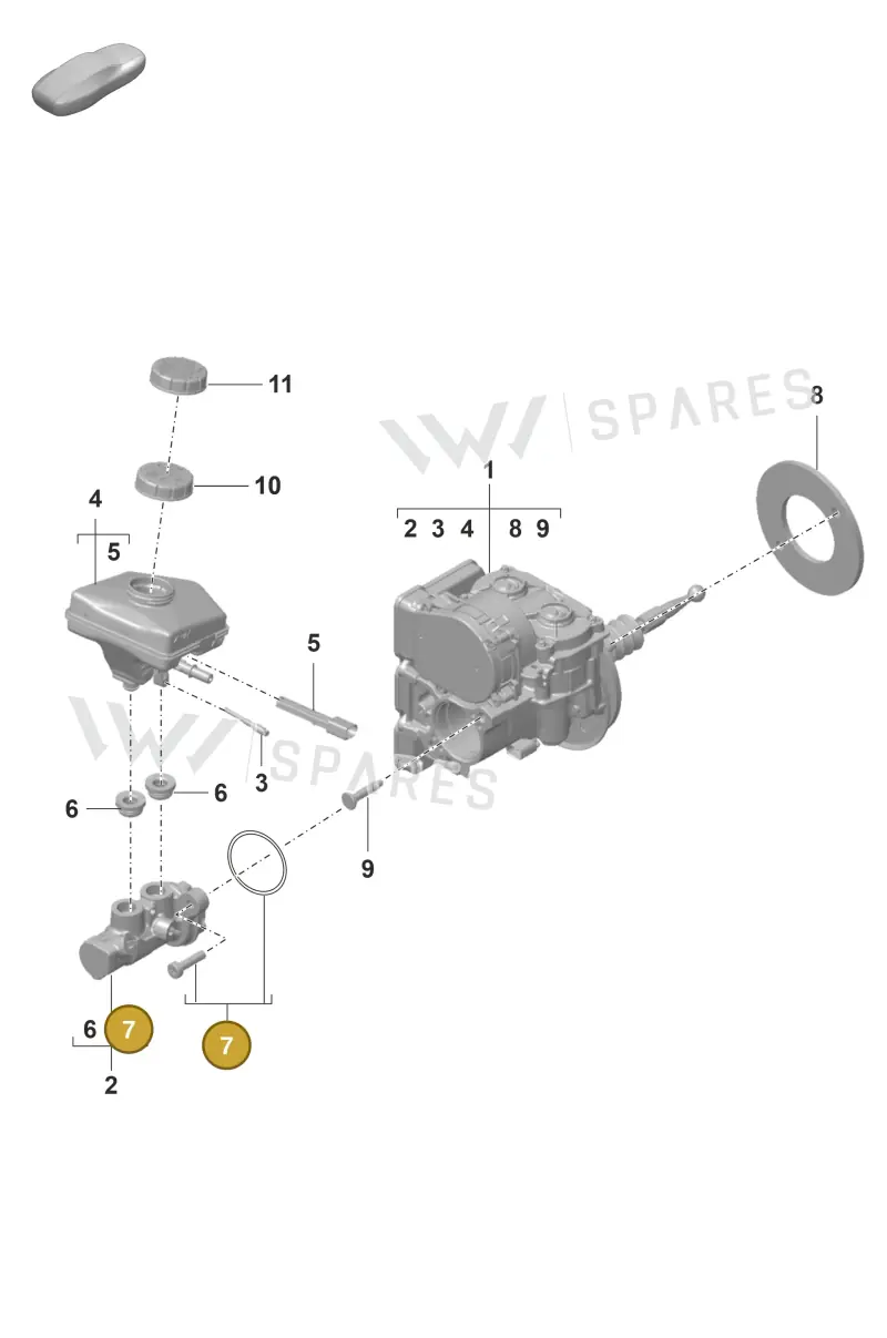PAB698181 — Porsche Panamera (2020-2023) diagram p58000002, position 7