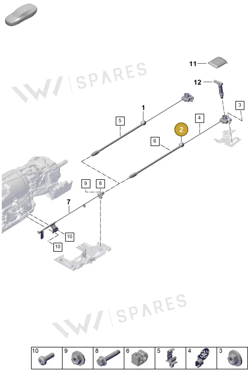 PAB713035C — Porsche Cayenne Coupe (2023-2023) diagram p60701050, position 2