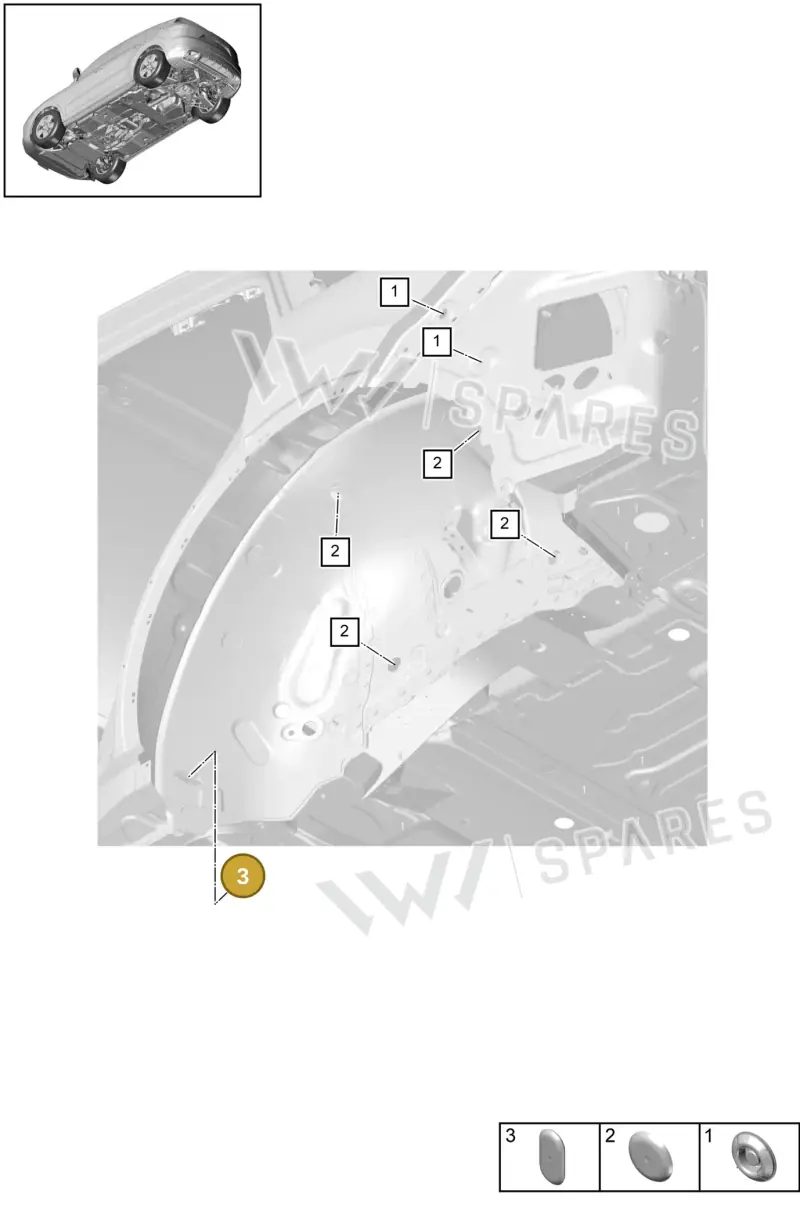 PAB813583 — Porsche Cayenne Coupe (2023-2023) diagram p51806060, position 3