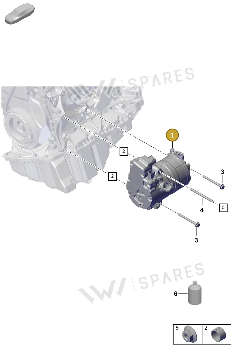 PAB816797A — Porsche Cayenne Coupe (2023-2023) diagram p60814350, position 1