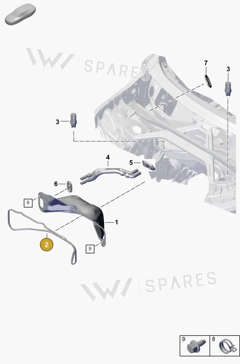 PAB81953200 — Porsche Cayenne Coupe (2023-2023) diagram p60813000, position 2