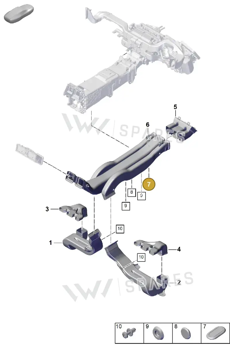 PAB81959800 — Porsche Cayenne Coupe (2023-2023) diagram p60814200, position 7