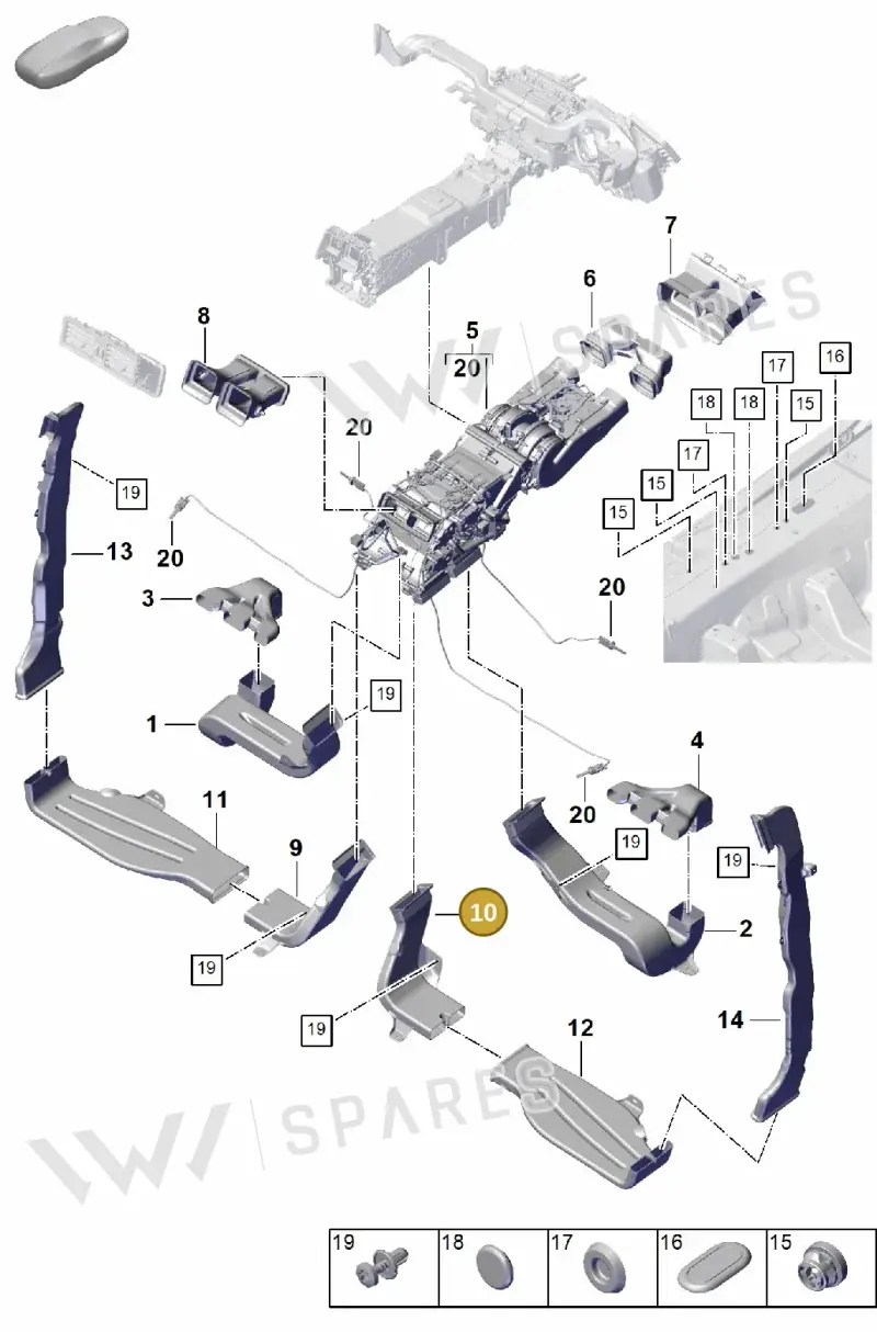 PAB819806 — Porsche Cayenne Coupe (2023-2023) diagram p60814250, position 10