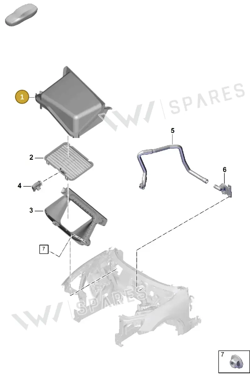 PAB81997900 — Porsche Cayenne Coupe (2023-2023) diagram p60000001, position 1