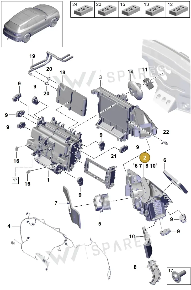 PAB82002420 — Porsche Cayenne (2017-2023) diagram p51814000, position 2