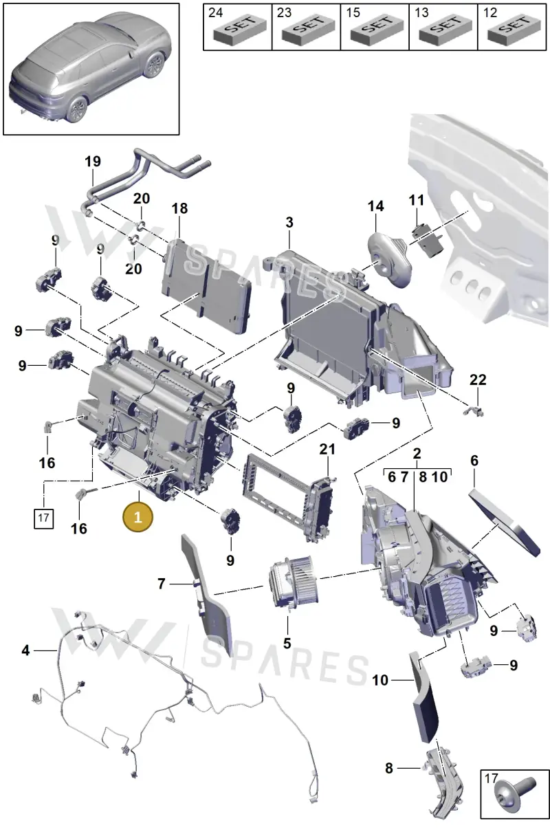 PAB820356 — Porsche Cayenne (2017-2023) diagram p51814000, position 1